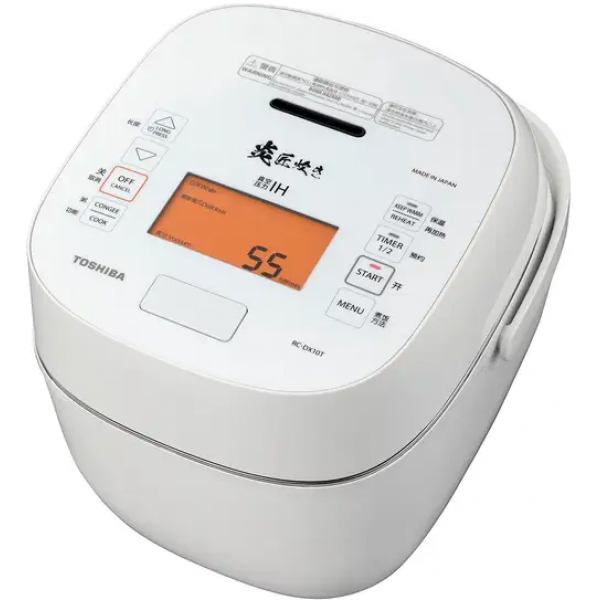 Toshiba 東芝 RC-DX10T 1.0公升 真空壓力磁應電飯煲 (純潔白)